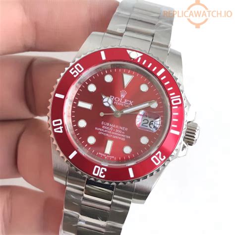 replica rolex red submariner|genuine rolex submariner.